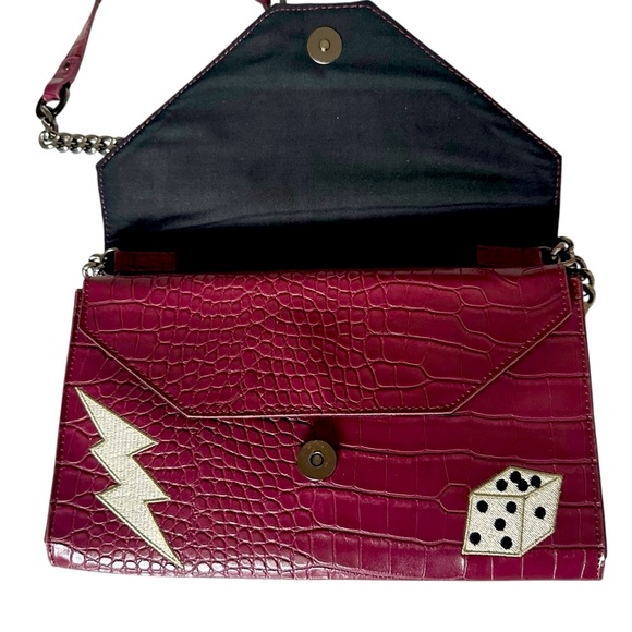 SAM EDELMAN CIRCUS JAYDEN CASINO THEME CHAIN LINK CROSSBODY PURSE - Picture 5 of 13